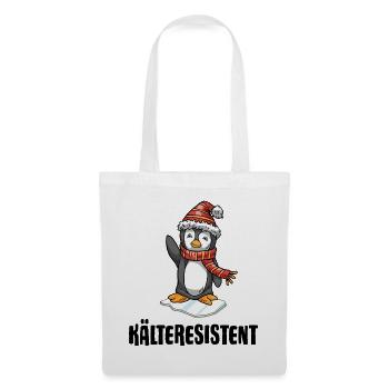 Winterbader Kältetherapie Eisbaden im Eisbad - Stoffbeutel - Weiß - Vorne