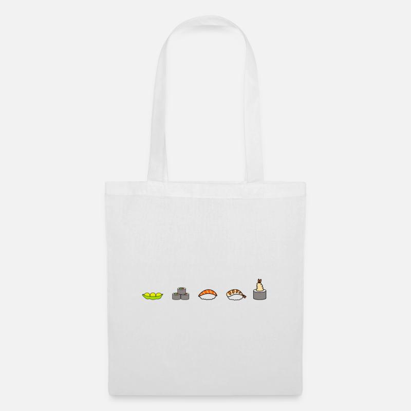 Sushi sæt - Mulepose - hvid