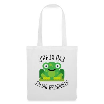 Ich kann keinen Frosch haben - Stoffbeutel - Weiß - Vorne