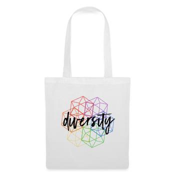 Diversité Gay Pride LGBT - Sac en tissu - blanc - Devant