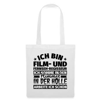 Film- und Fernseh-Regisseur Geschenk lustig Himmel - Stoffbeutel - Weiß - Vorne