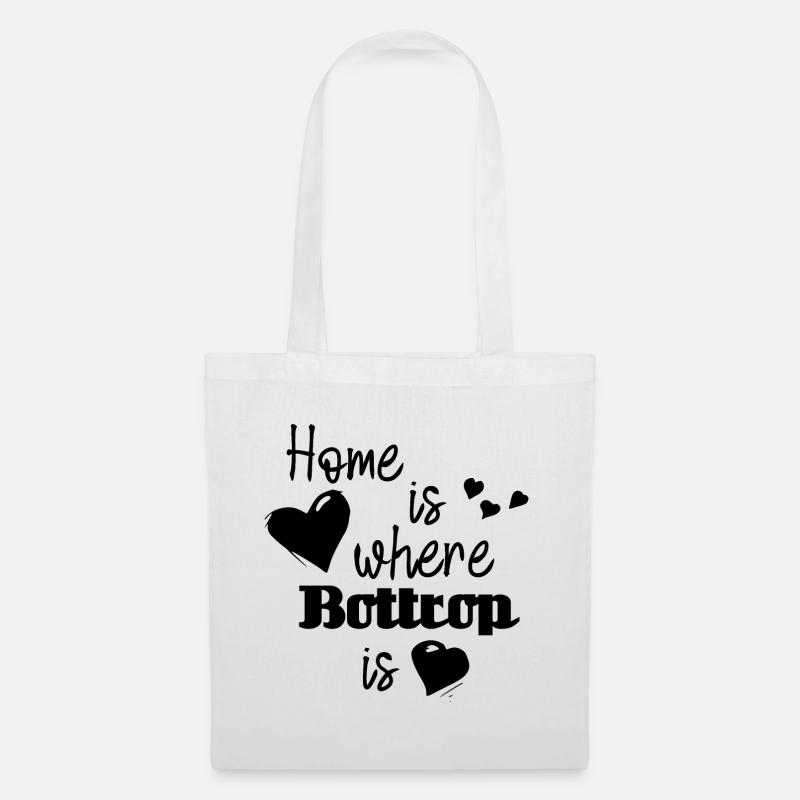 Zuhause in Bottrop - Home is where Bottrop is - Stoffbeutel - Weiß