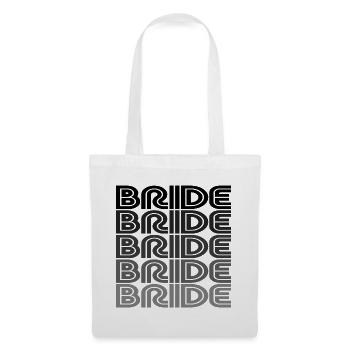 Cool Bride Matching Couple Engagement Wedding - Tote Bag - white - Front