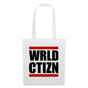 Wrld ctizn - world citizen - Tote Bag - white - Front