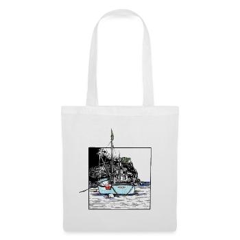 Bateau - Sac en tissu - blanc - Devant