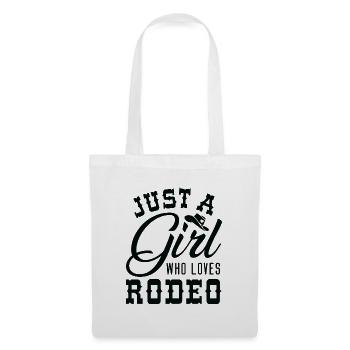 Just A Girl Who Loves Rodeo - Tote Bag - white - Front