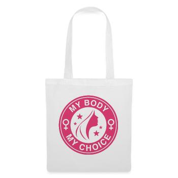 Mon corps mon choix - Sac en tissu - blanc - Devant