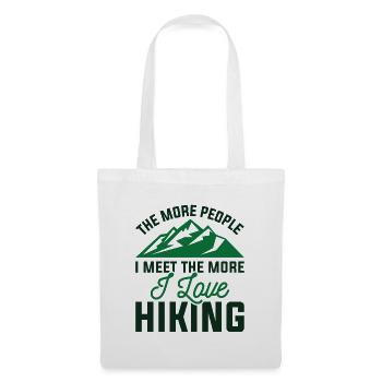 I Love Hiking - Tote Bag - white - Front