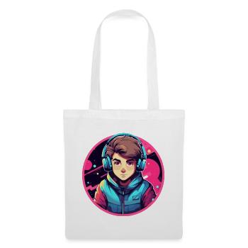 Le jeu est ma vie - Sac en tissu - blanc - Devant