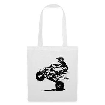 Quad Racing - ATV Racer - Sac en tissu - blanc - Devant