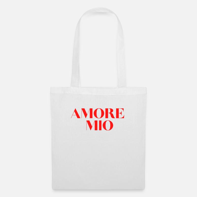 AMORE MIO Geschenkidee und T-Shirt - Stoffbeutel - Weiß