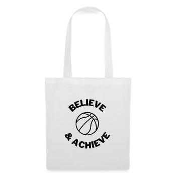 Netball: Believe & Achieve - Tote Bag - white - Front
