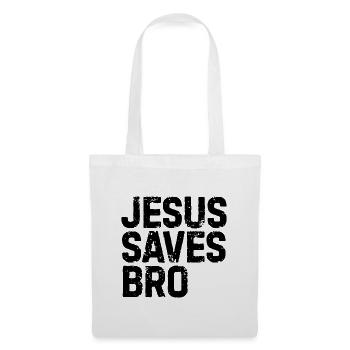 Jésus saves bro Jésus Faith don foi - Sac en tissu - blanc - Devant