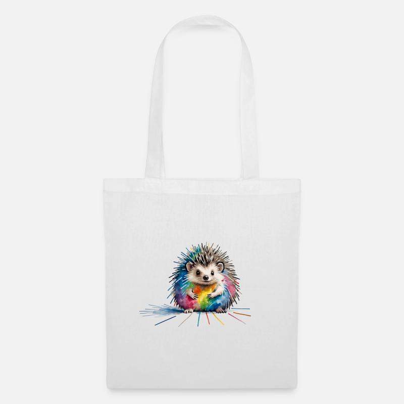 Hedgehog - Tote Bag - white