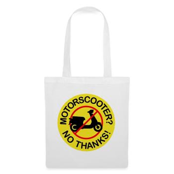 Motor Scooter? No Thanks! (3-color) - Tote Bag - white - Front