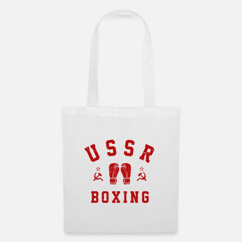 Boxe de l’URSS - Sac en tissu - blanc