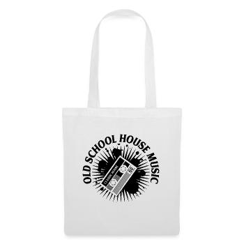HOUSE MUSIC OLD SCHOOL ✫ T-Shirt - Stoffbeutel - Weiß - Vorne