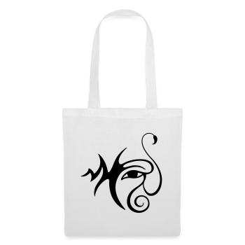 Œil-Scorpion 2 (monochrome) - Sac en tissu - blanc - Devant
