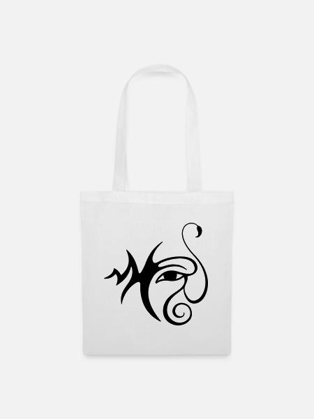 Œil-Scorpion 2 (monochrome) - Sac en tissu - blanc