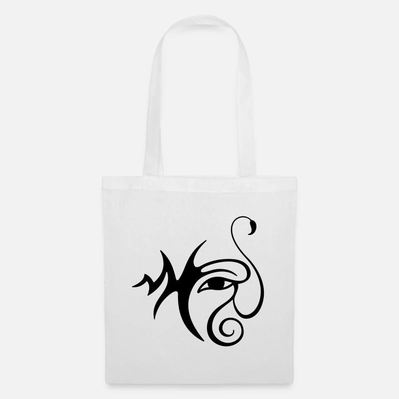 Œil-Scorpion 2 (monochrome) - Sac en tissu - blanc