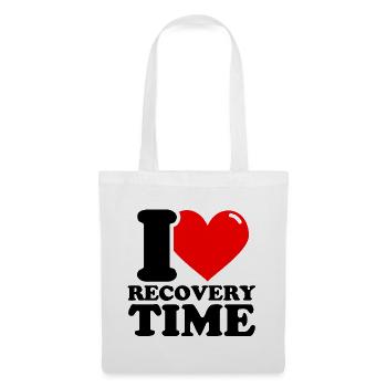 I Love Recovery Time - Fitness Weightlifting lus - Tote Bag - white - Front