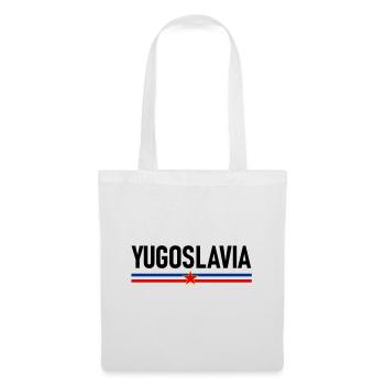 Yugoslawien Albanien Albaner - Stoffbeutel - Weiß - Vorne