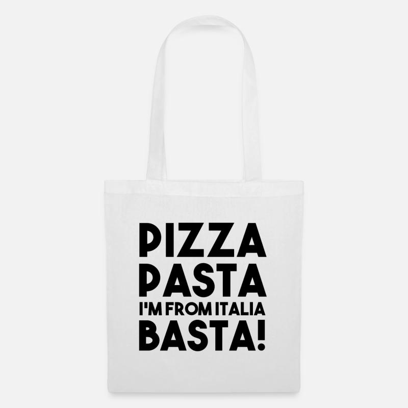 Italienischer Spruch aus Italien! - Stoffbeutel - Weiß