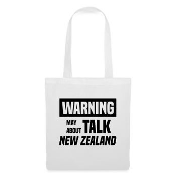 Nouvelle-Zélande! - Sac en tissu - blanc - Devant