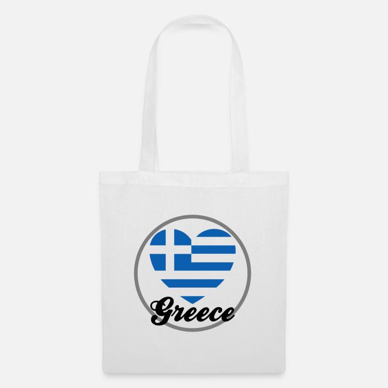 Lustiger Griechischer Spruch Griechenland Geschenk - Stoffbeutel - Weiß