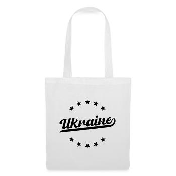 Lustiger ukrainischer Spruch über Ukraine Geschenk - Stoffbeutel - Weiß - Vorne