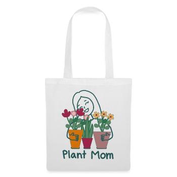 Love and green plants: the plants mom - Tote Bag - white - Front