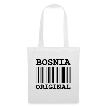 Bosnien Lustiger Bosna Spruch als Geschenk - Stoffbeutel - Weiß - Vorne