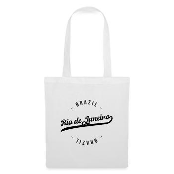 Cadeau brésilien drôle disant Brésil - Sac en tissu - blanc - Devant
