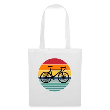 Lustiges Fahrrad Geschenk Spruch übers Radfahren - Stoffbeutel - Weiß - Vorne