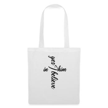 Funny Christian saying about Jesus and God! - Tote Bag - white - Front