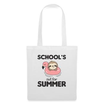 schools out for summer faultier lustige Tiere - Stoffbeutel - Weiß - Vorne