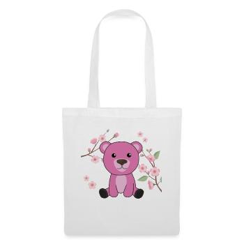 Bear cute animals for children Kawaii fantasy beings - Tote Bag - white - Front