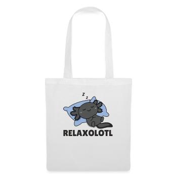 Relaxolotl Axolotl Amants animaux doux relaxer - Sac en tissu - blanc - Devant