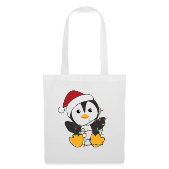 Penguin Christmas Snow Winter Animals Penguins - Tote Bag - white - Front