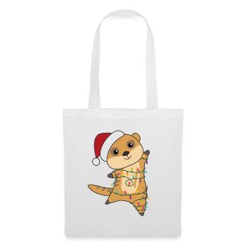 Meerkats Christmas Snow Winter Animals - Tote Bag - white - Front