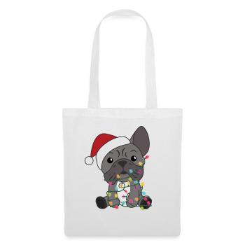 French Bulldog Christmas Snow Winter Animals - Tote Bag - white - Front