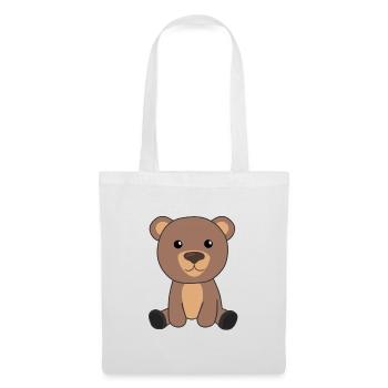 Ours Ours Mignons Animaux Enfants Bébé Ours - Sac en tissu - blanc - Devant