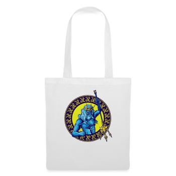 Dieu de la mer Poséidon - Sac en tissu - blanc - Devant