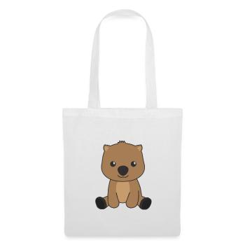 Wombat cute animals for kids funny wombats - Tote Bag - white - Front