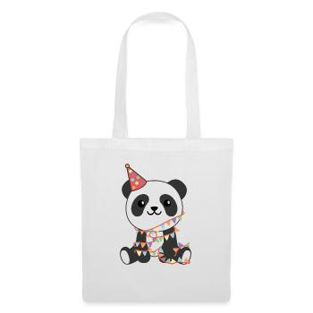 Panda for birthday for children a birthday - Tote Bag - white - Front