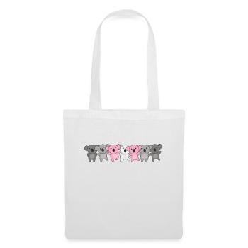 Demigirl Flag Pride LGBTQ Cute Koala - Tote Bag - white - Front