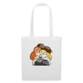 Bear Brotherhood Flag Pride Pingouin mignon LGBTQ - Sac en tissu - blanc - Devant