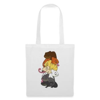 Bear Brotherhood Flag Pride LGBTQ Chameleon Bunch - Sac en tissu - blanc - Devant