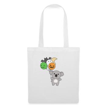 Ballons d'Halloween Koala pour enfants koalas mignons - Sac en tissu - blanc - Devant