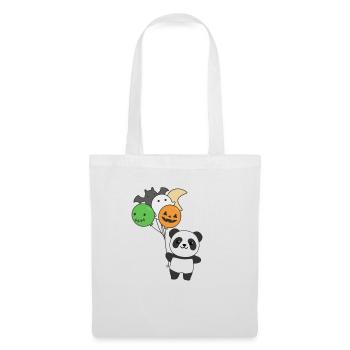 Panda Halloween Ballons pour enfants Pandas mignons - Sac en tissu - blanc - Devant
